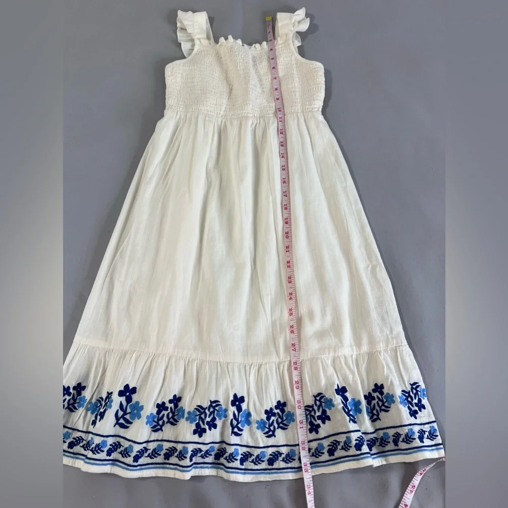 Old Navy Embroidered Hem Easter‎ Sundress Girl's Large (10-12) NWT